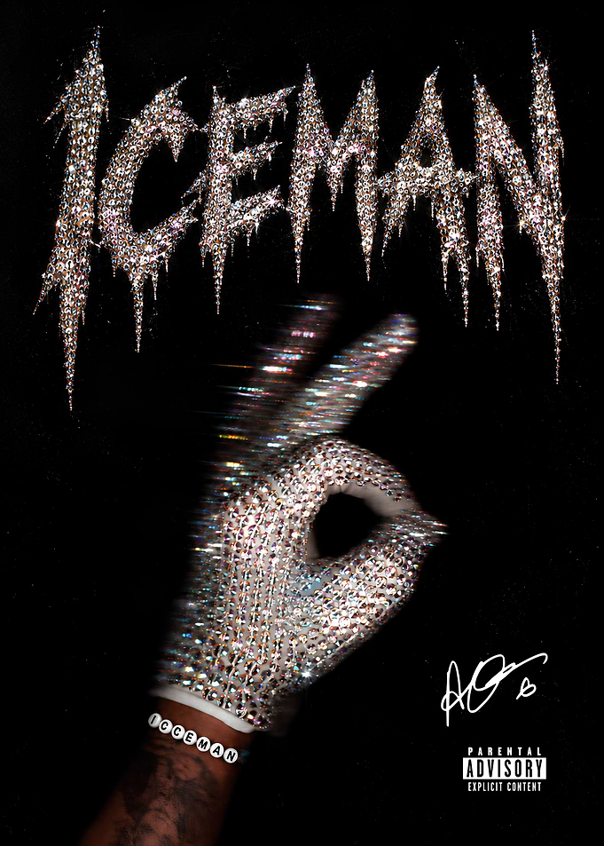 Iceman Diamond Glove Music Poster