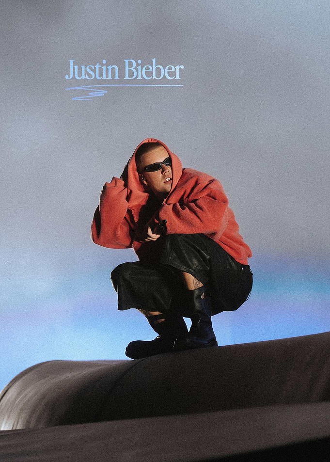 Justin Bieber Retro Aesthetic Poster