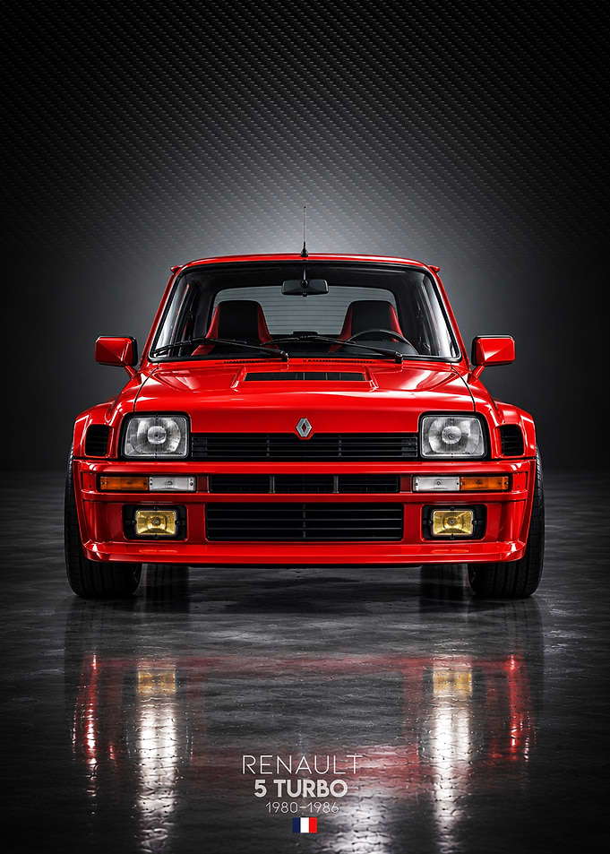 Renault 5 Turbo Studio Portrait