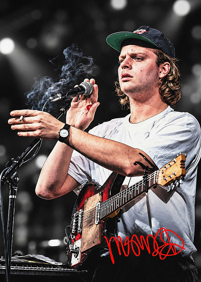 Mac DeMarco Performing Live on Stage