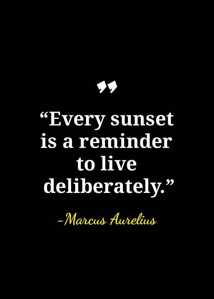 Marcus Aurelius Inspirational Quote Poster