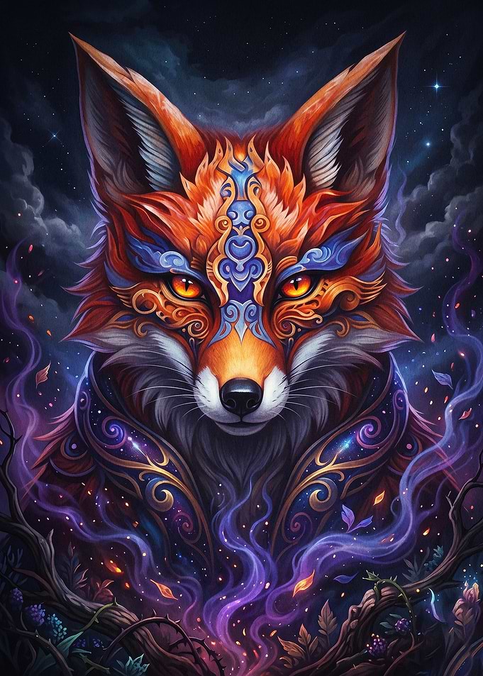 Fox Spirit Mystic Fantasy Art