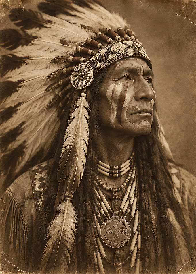Native American Chief Portrait
