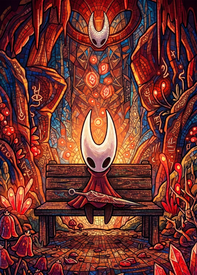 Hornet Stained Glass Style