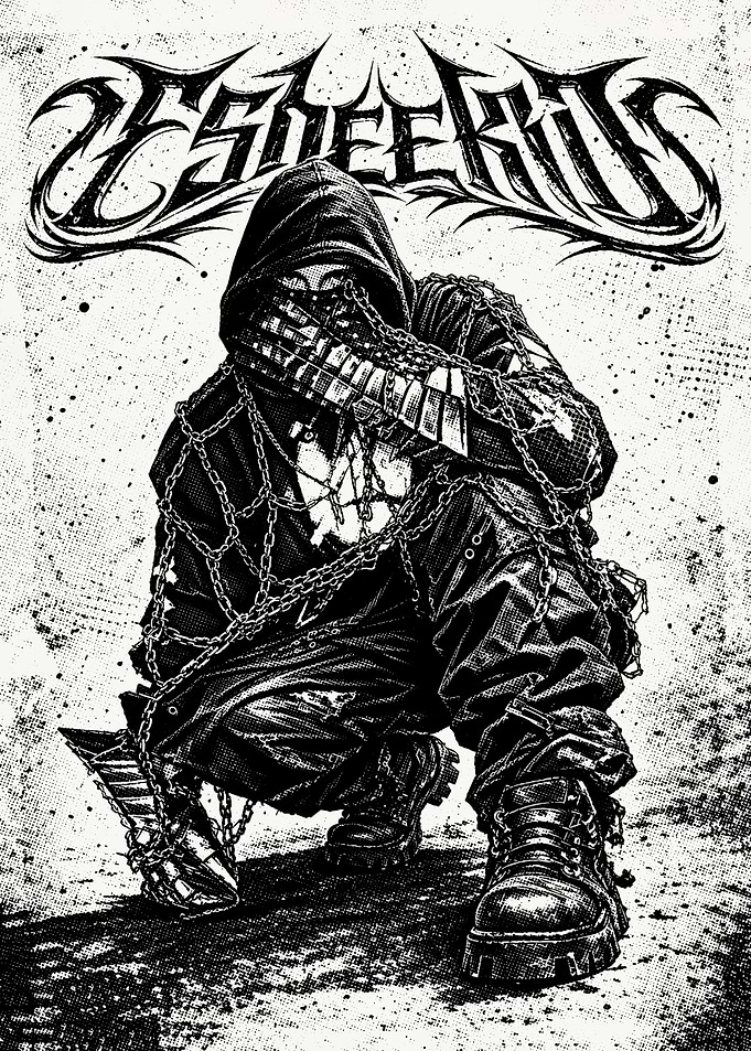 EsDeeekid Dark Gritty with Chains