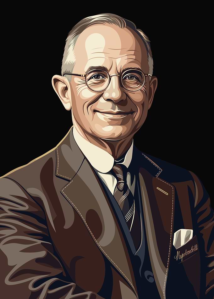Portrait of Napoleon Hill