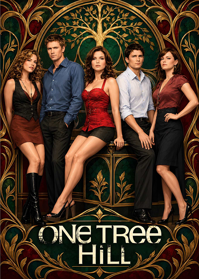 One Tree Hill Cast Promotional Poster