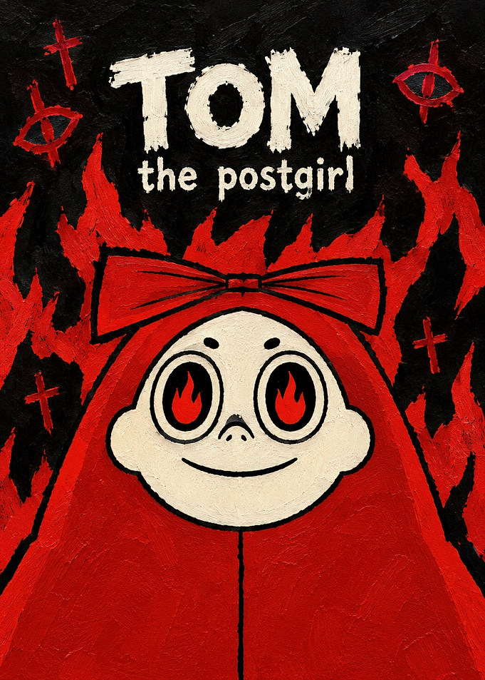 Tom the Postgirl Dark Illustration Artwork