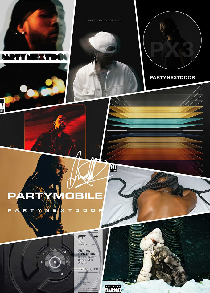 PARTYNEXTDOOR Album Cover Collage