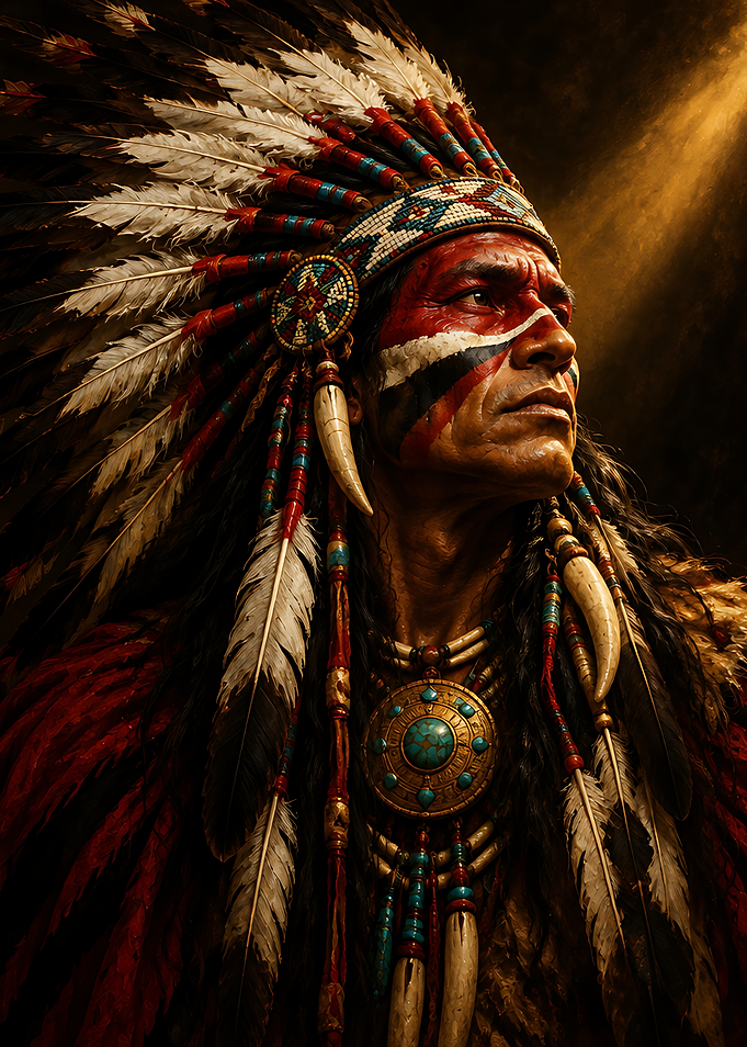 Native American Chief Portrait