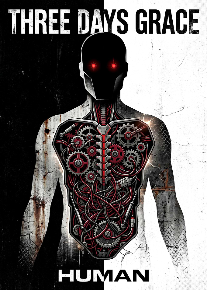 Three Days Grace Human Album Cover