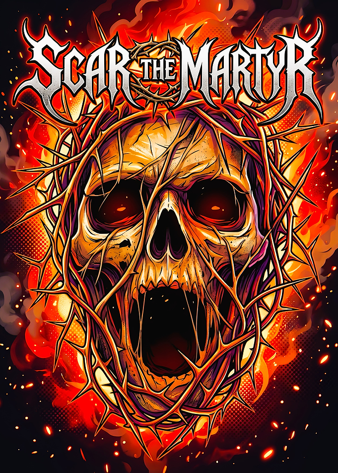 Scar The Martyr Skull Art
