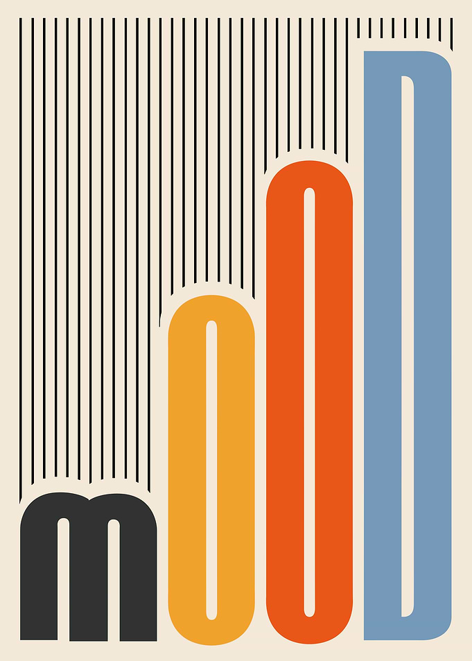 Minimalist Mood Typography Poster