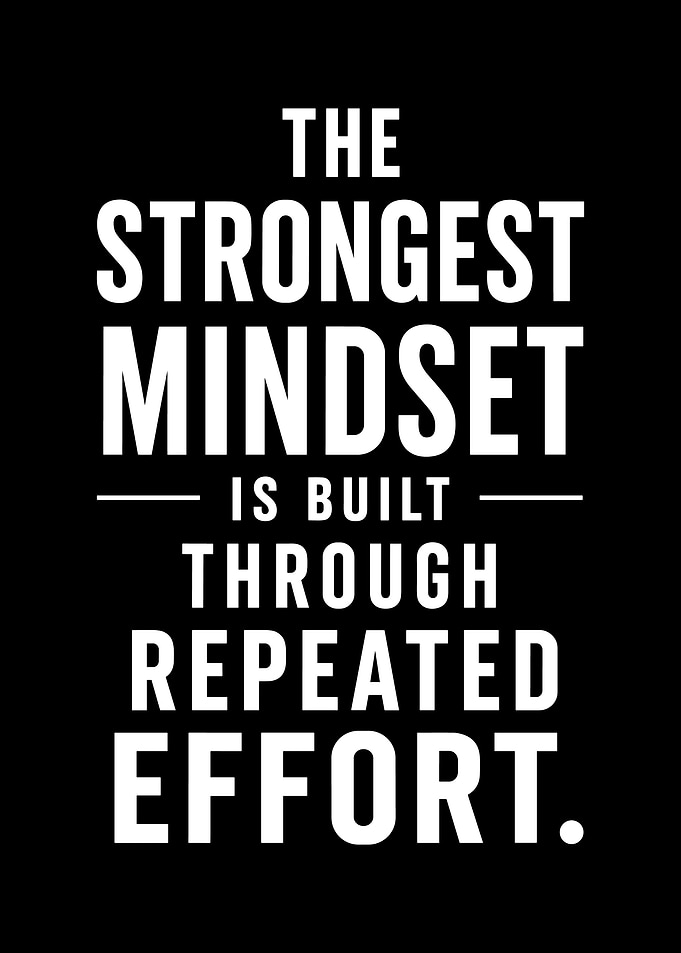 The Strongest Mindset Motivational Quote