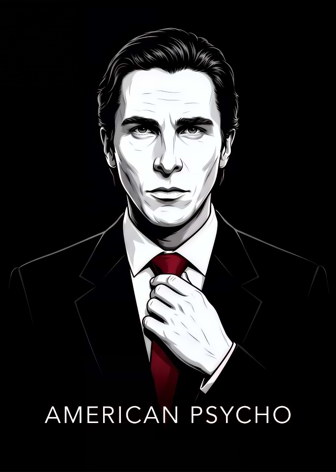 American Psycho Patrick Bateman Portrait
