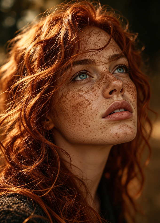 Portrait of a Redheaded Woman
