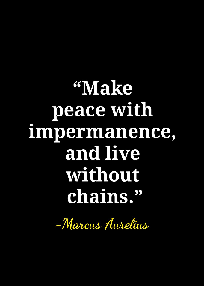 Marcus Aurelius Inspirational Quote Poster
