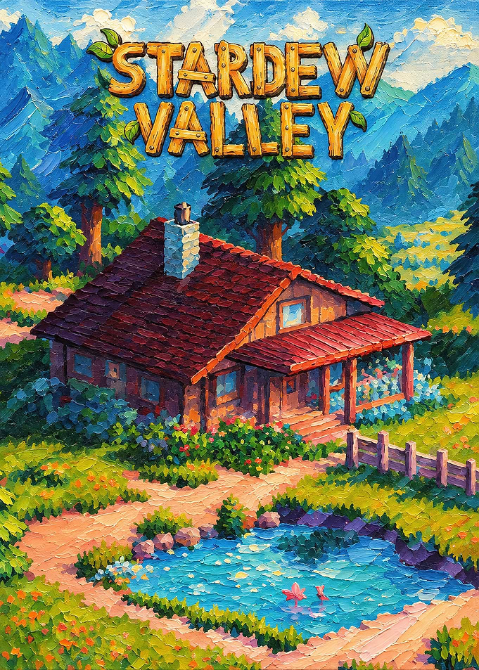 Stardew Valley Oil Painting Style Art