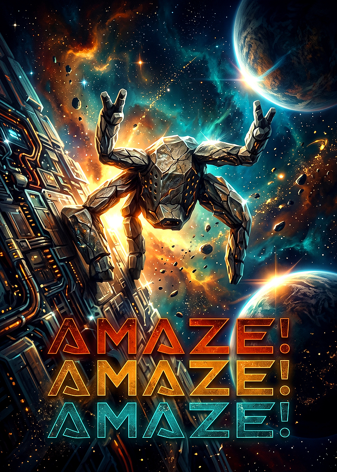Project Hail Mary Rocky Space Poster