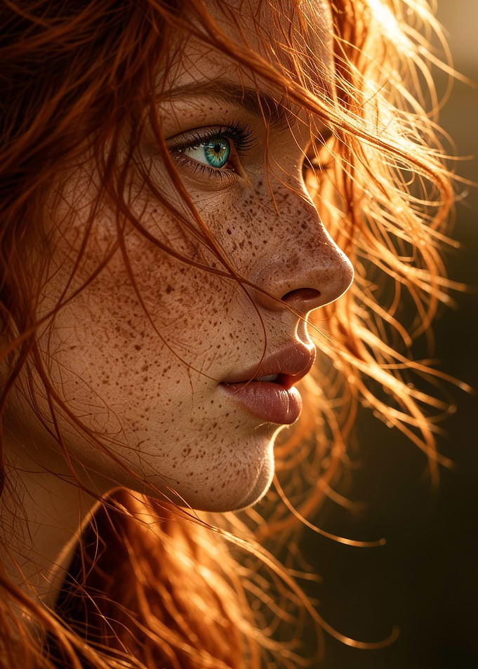 Portrait of a Redheaded Woman