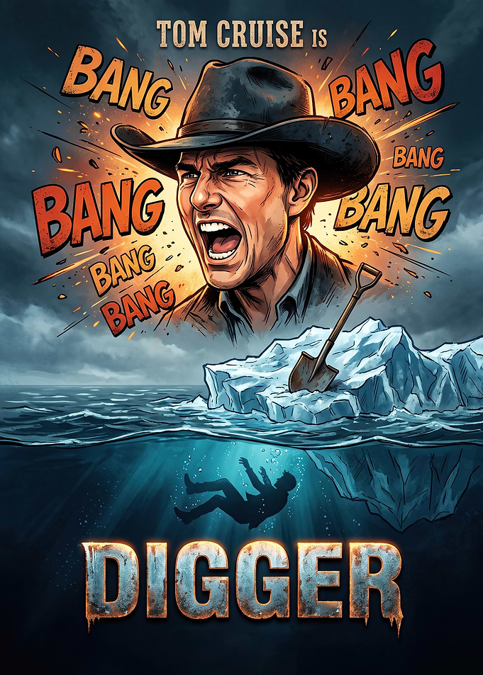Tom Cruise Digger Movie Poster
