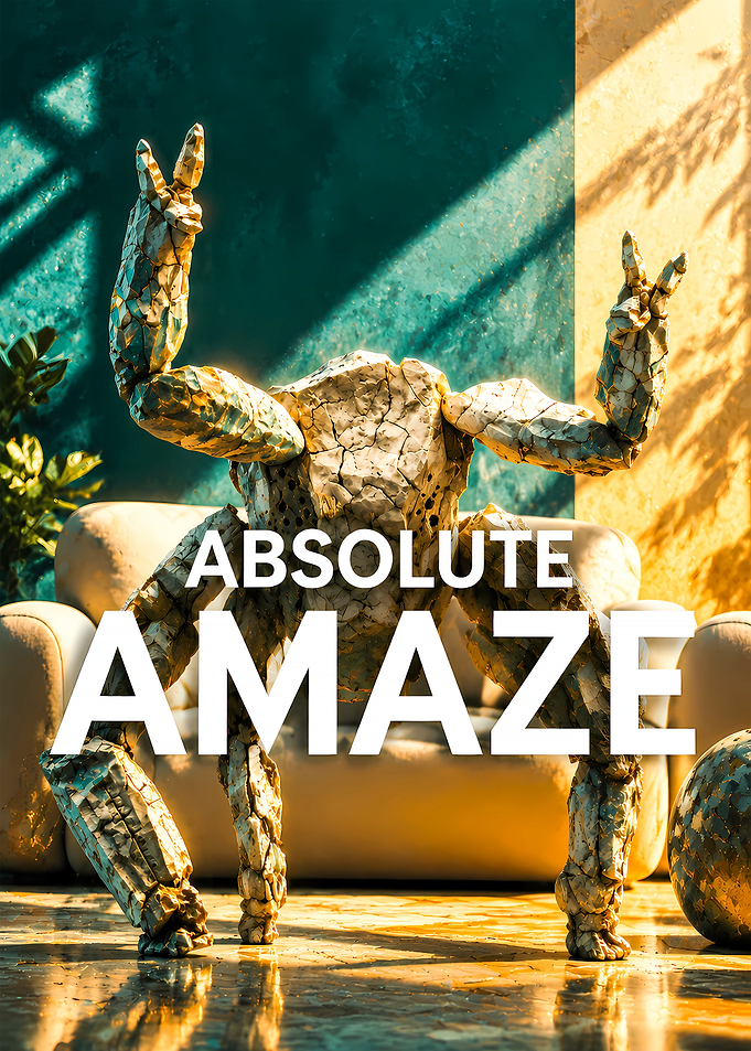 Absolute Amaze Crab Sculpture Poster