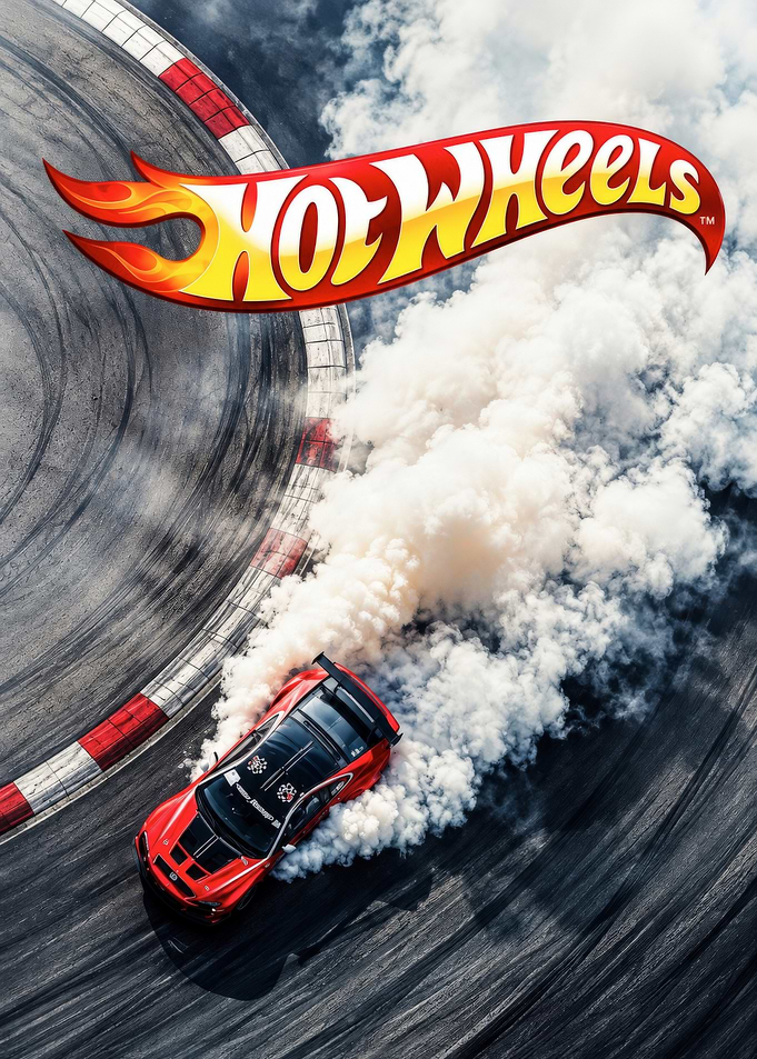 Hot Wheels Red Drift Car