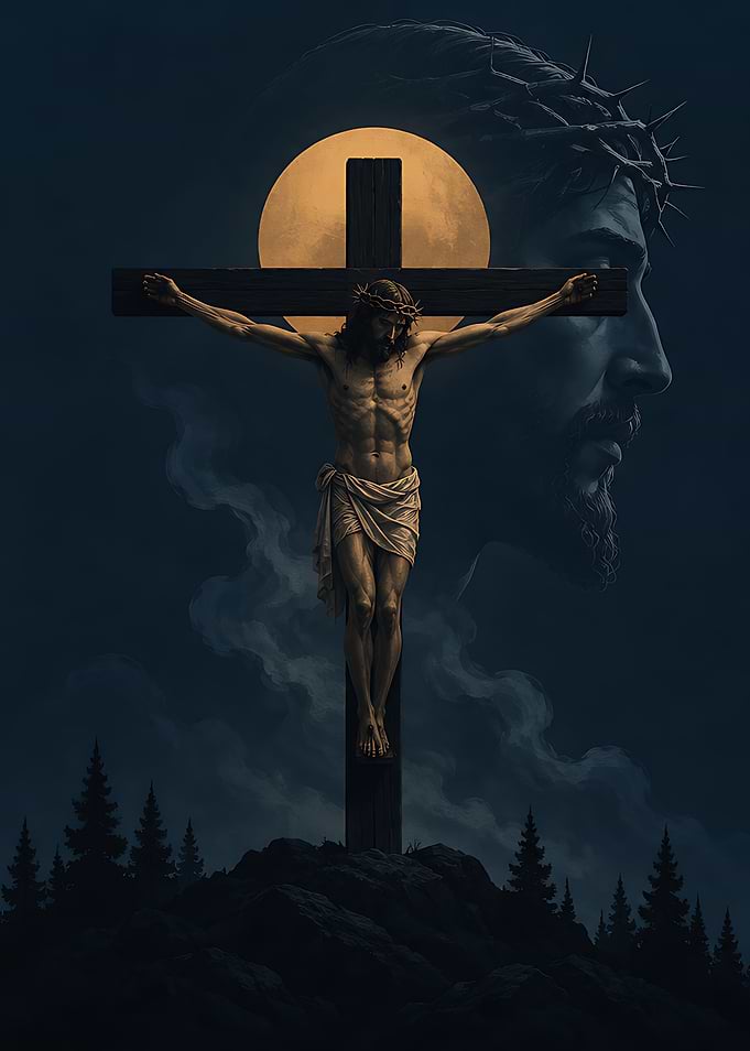 Jesus Christ Crucified on Cross