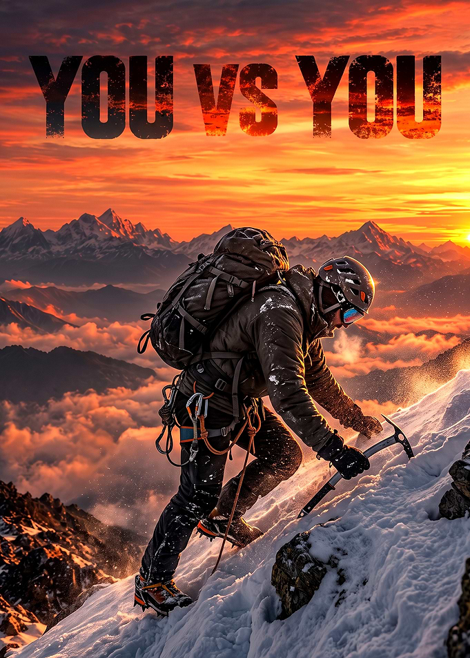 You vs You Mountaineering Motivation