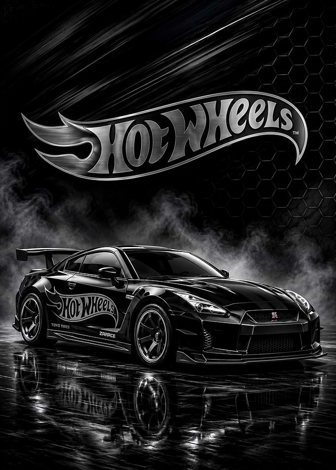 Hot Wheels Nissan GT-R Poster