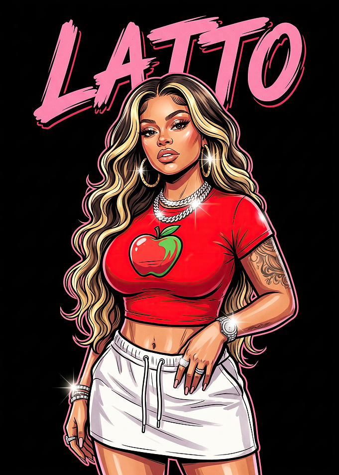 Latto Digital Illustration Portrait