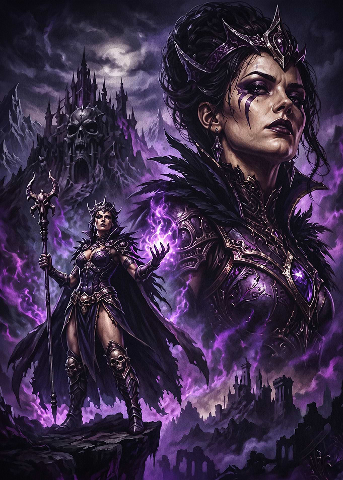 Dark Witch Magic Fantasy Art