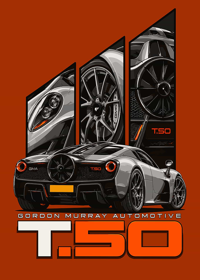 Gordon Murray Automotive T.50 Poster