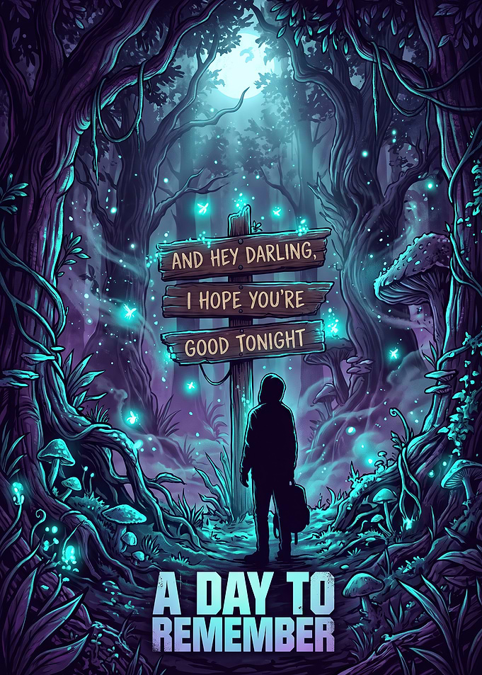 A Day To Remember Forest Poster