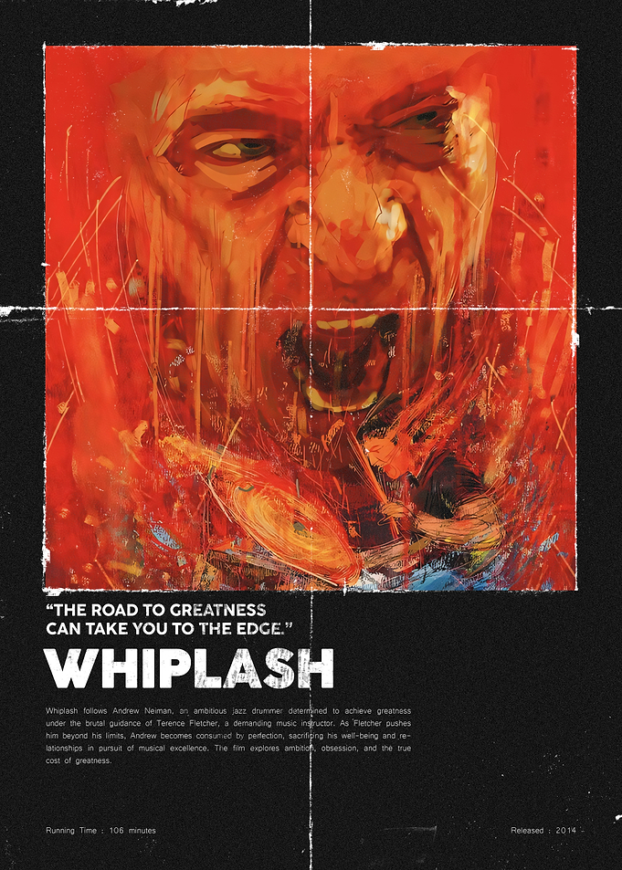 Whiplash Movie Poster Art