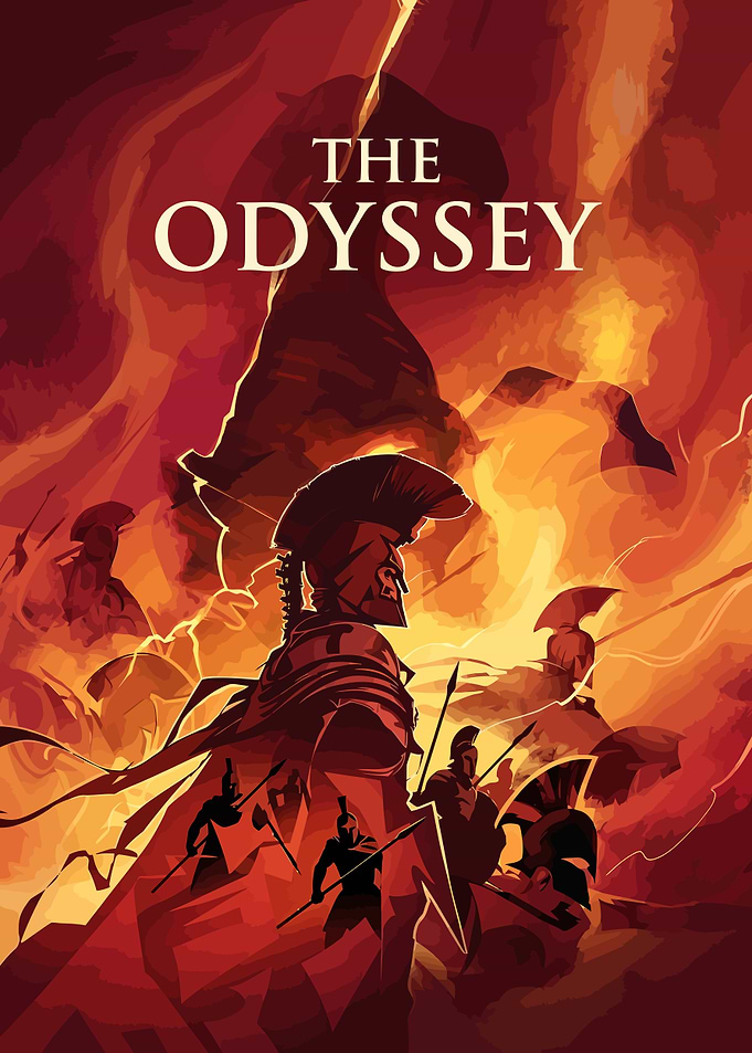 The Odyssey Spartan Warrior Poster