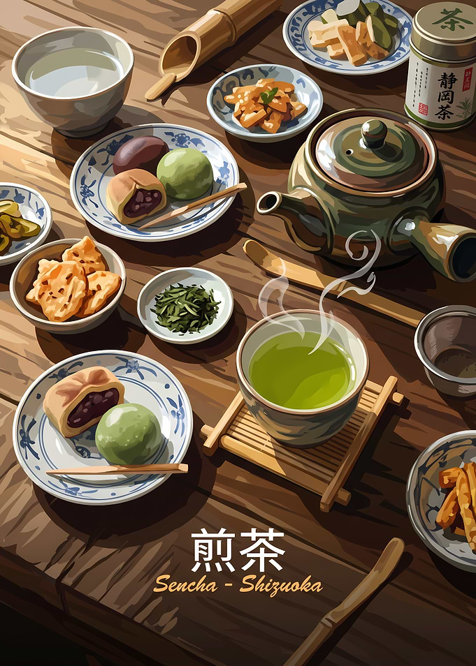 Traditional Japanese Sencha Tea Set