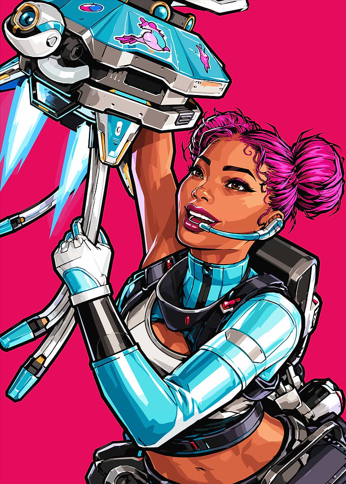 Lifeline from Apex Legends Digital Art