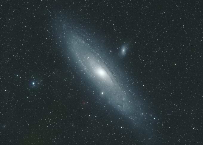 Andromeda Galaxy in Deep Space