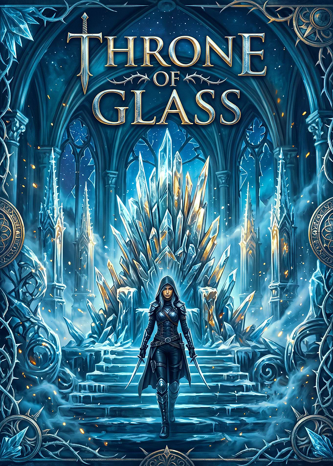 Throne of Glass Fantasy Book Cover