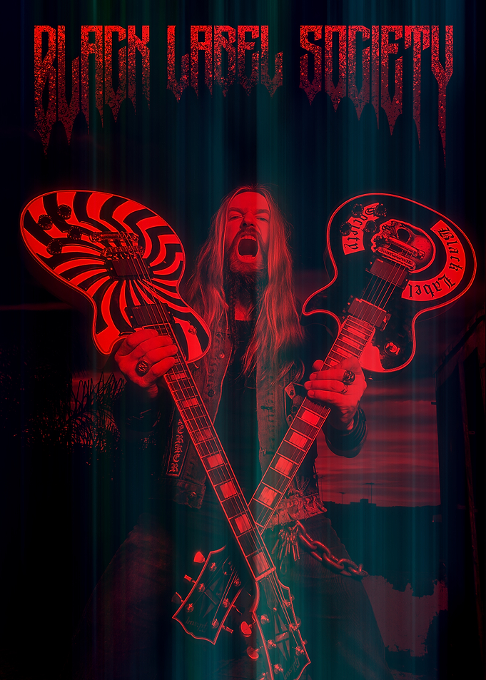 Zakk Wylde Black Label Society Poster