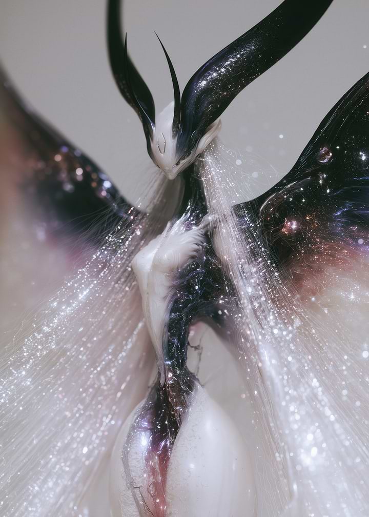 Ethereal Cosmic Butterfly Deity