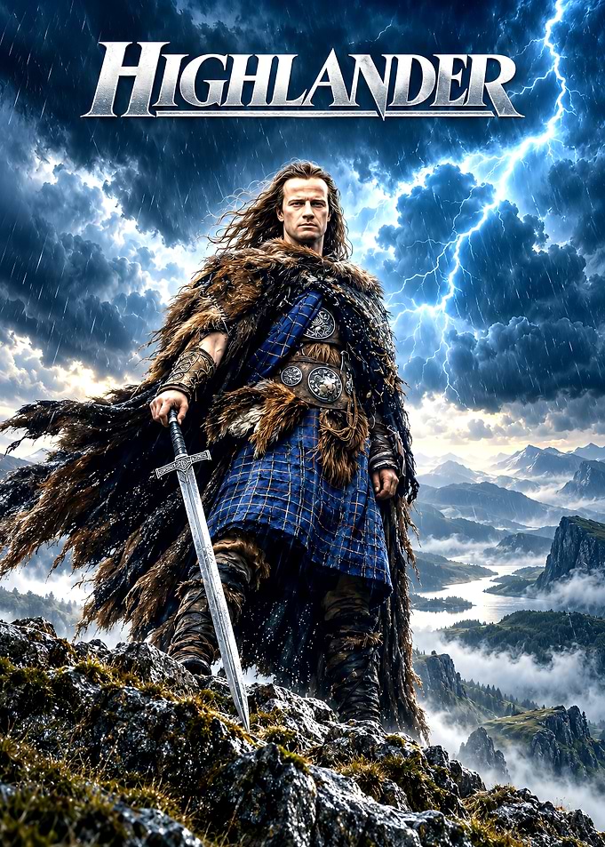 Highlander Movie Poster Art