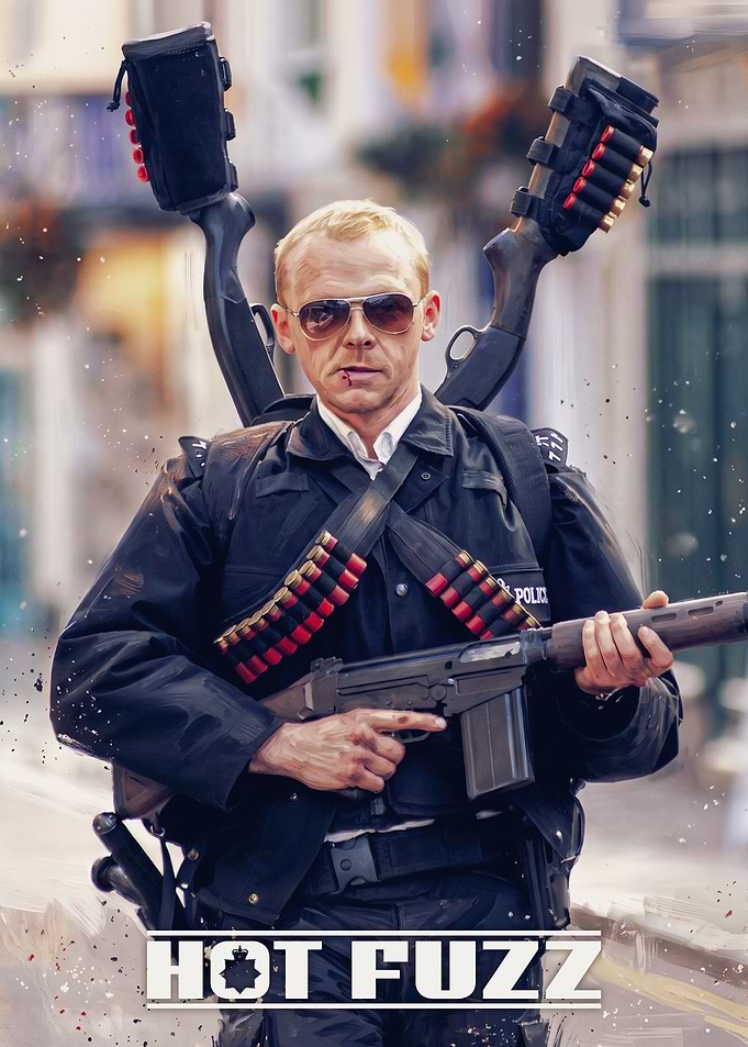 Hot Fuzz Movie Poster
