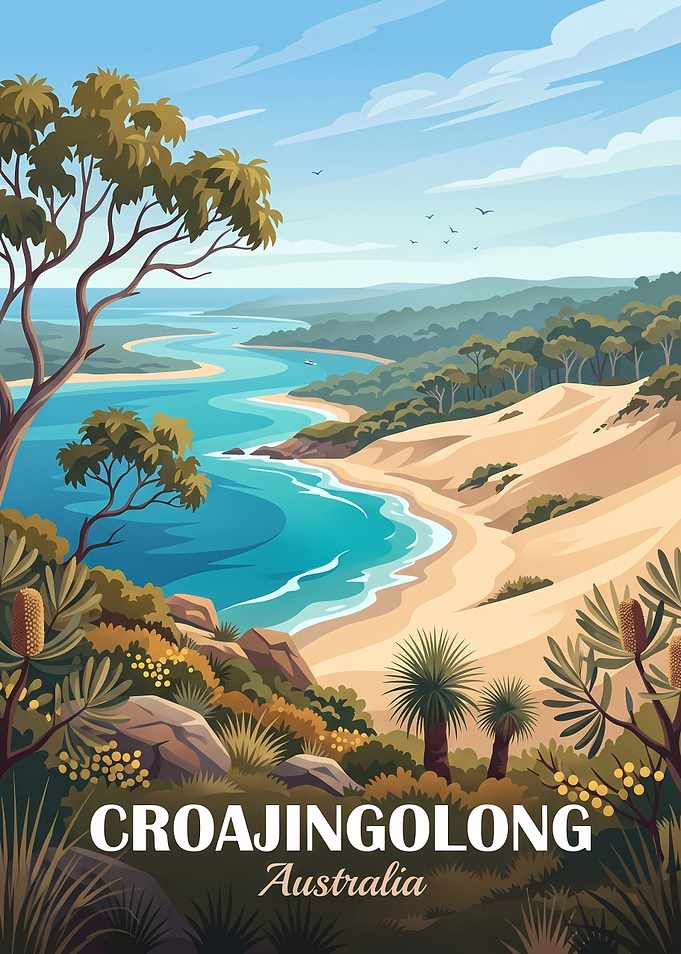 Croajingolong National Park Travel Poster
