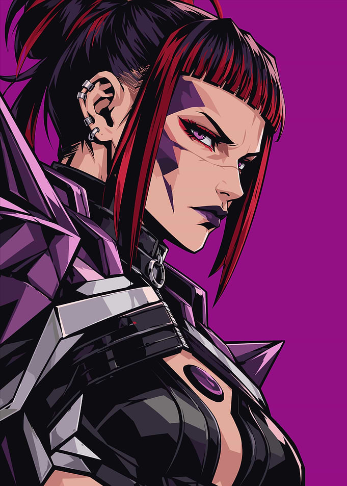 Warrior Woman Portrait