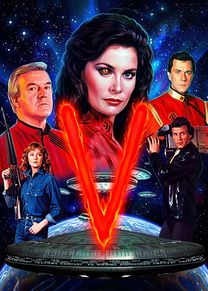 V Science Fiction TV Series Poster