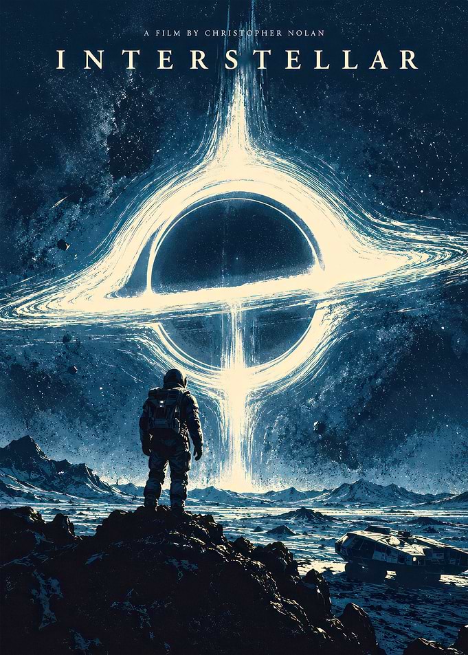 Interstellar Movie Poster Art
