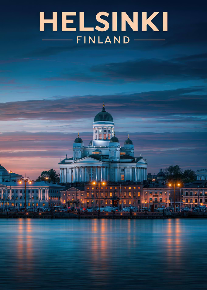 Helsinki Cathedral at Twilight