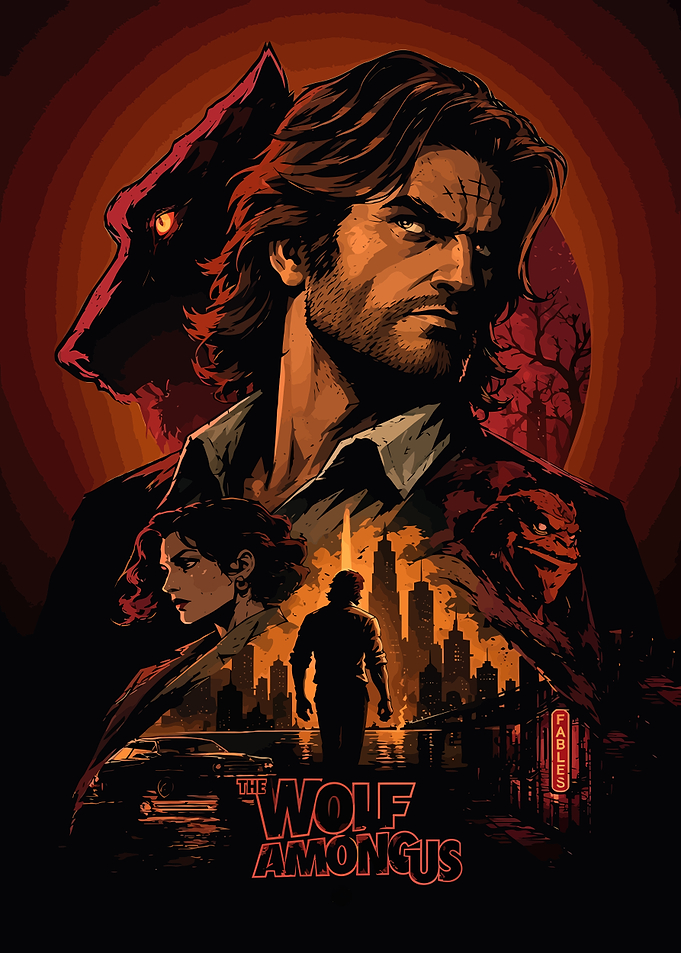 The Wolf Among Us Poster Art